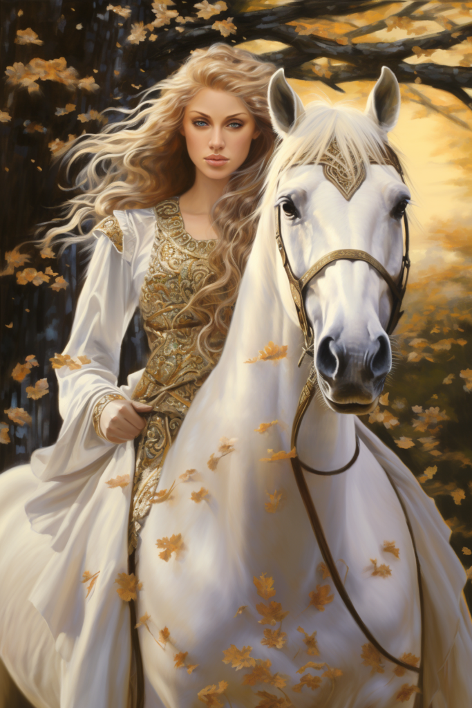 Epona (Rhiannon), Goddess of Horses and Abundance