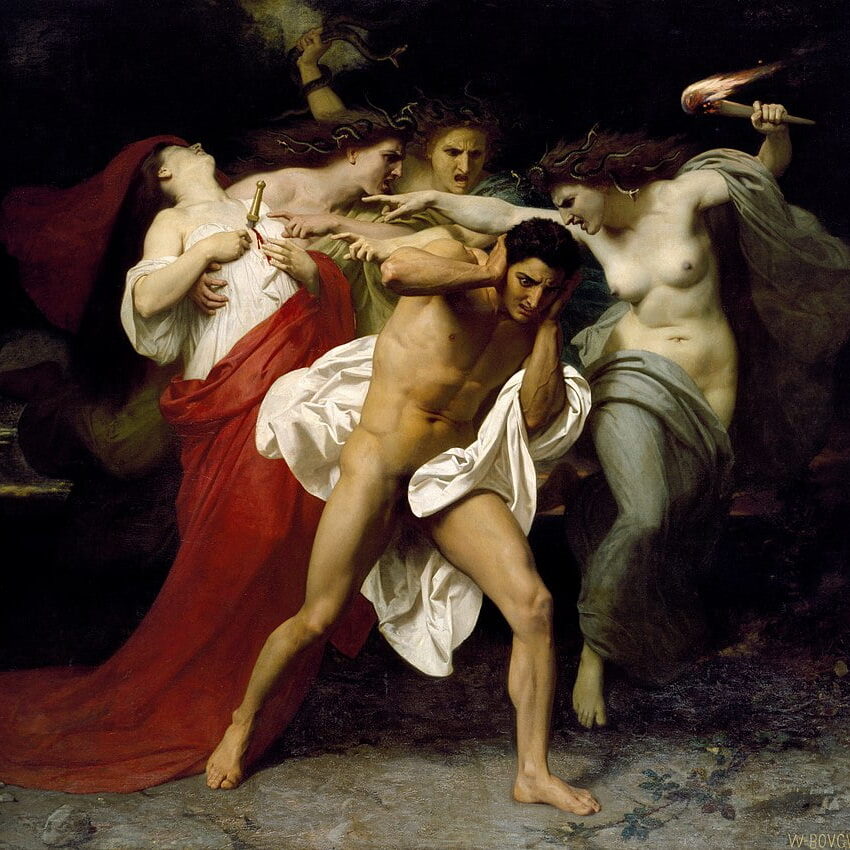 1024px Orestes Pursued by the Furies by William Adolphe Bouguereau 1862 Google Art Project edited