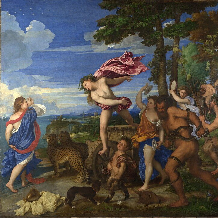 Ariadne, By Titian - National Gallery, Public Domain, https://commons.wikimedia.org/w/index.php?curid=611549