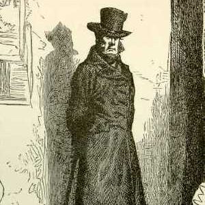 Javert from original publication of Les Misérables (1862). Gustave Brion (1824-1877)﻿