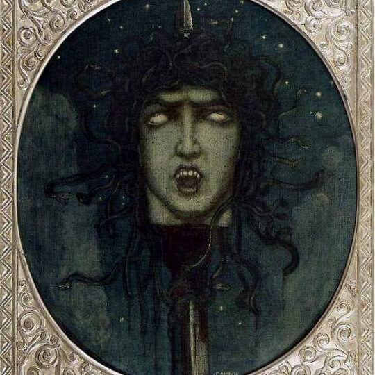 Paul Glauco Cambon, Head of Medusa Carl Laszlo Collection, Basel Date: 1919 Technique: Oil on canvas, 68 x 57.2 cm