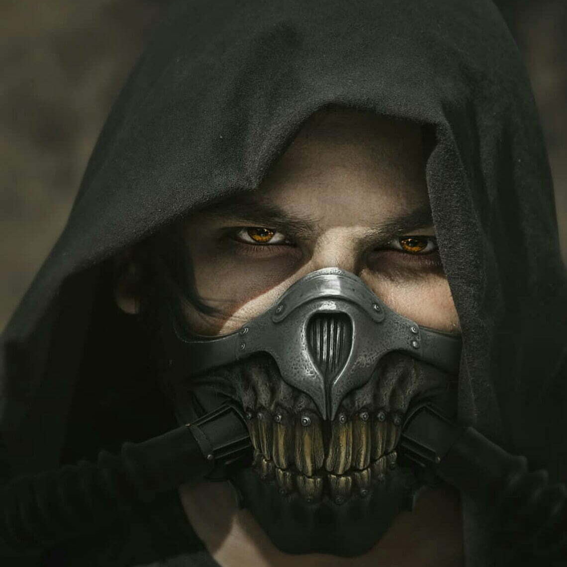 Man Warrior Mask Face Mask Cape  - 20543339 / Pixabay