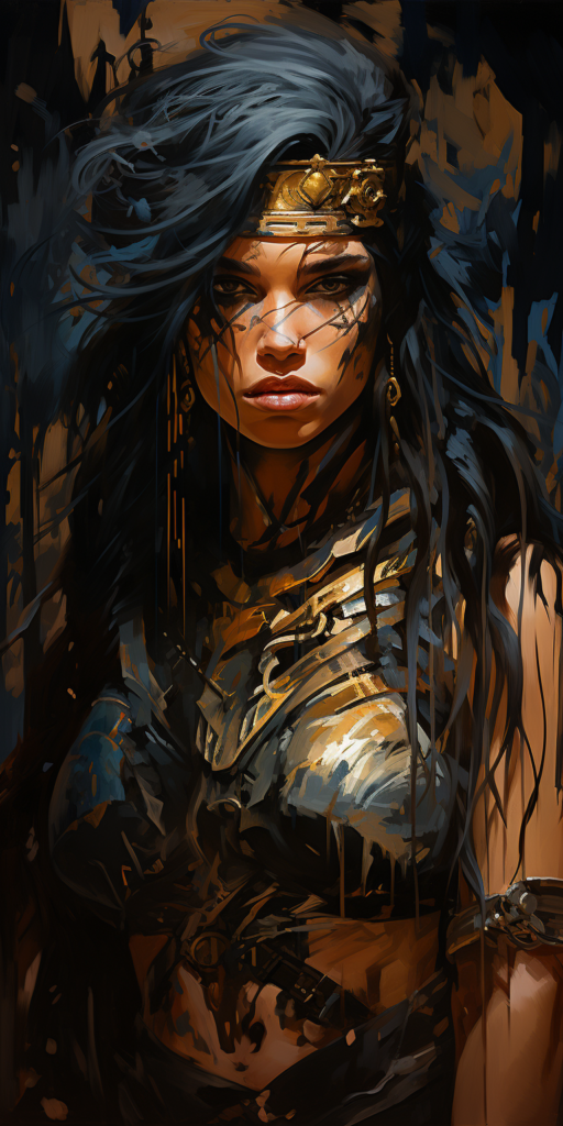 Aella the Amazon, Warrior and Amazonian Queen