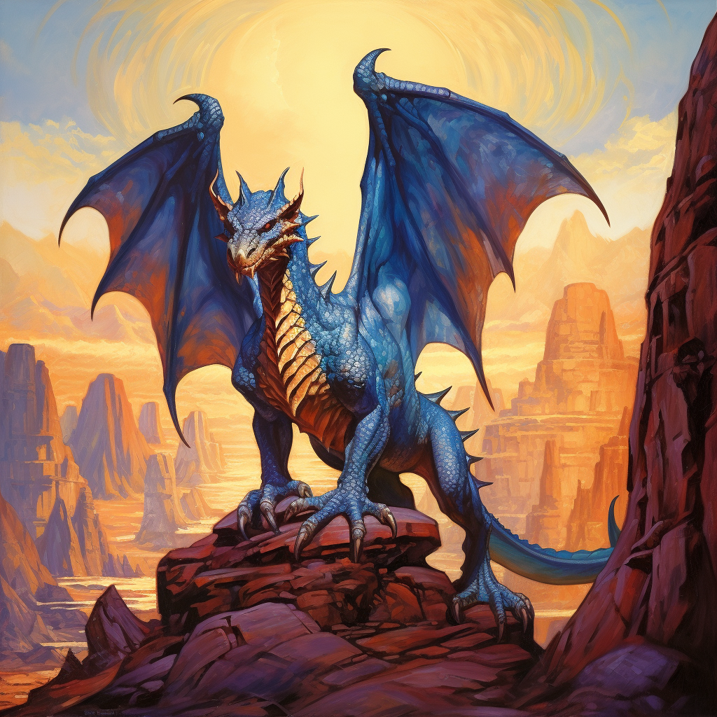 Young Blue Dragon 