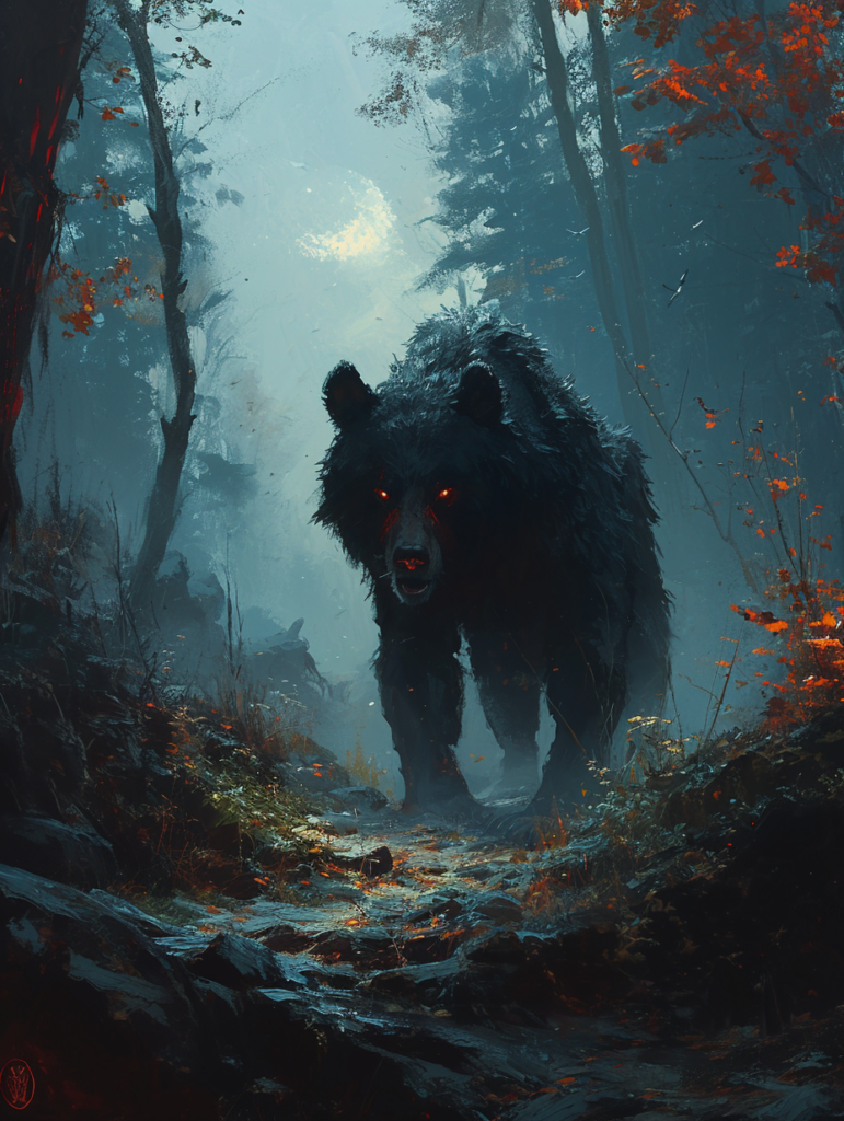 Fiendish Black Bear 