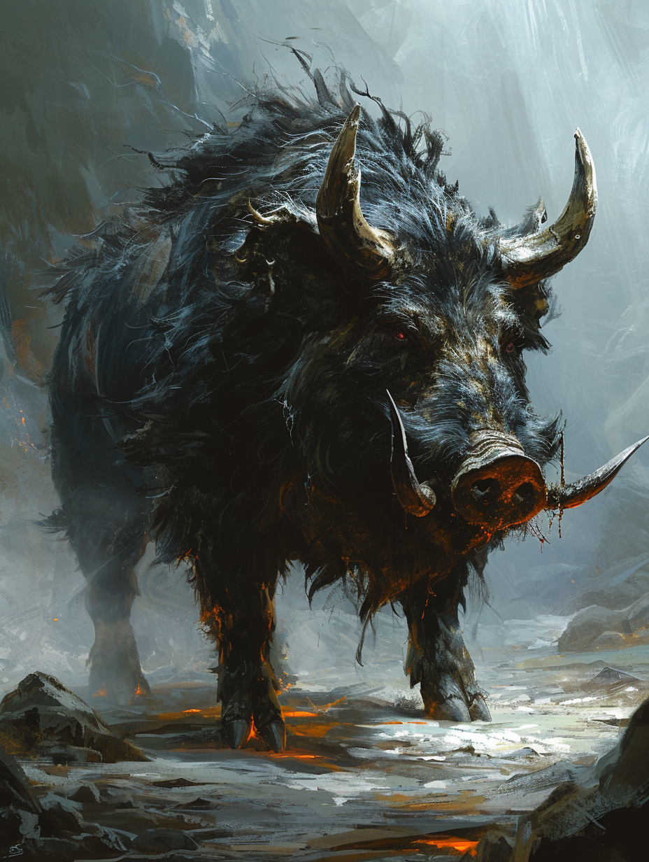 Monster Fiendish Boar | Fantasy I Sci-Fi I Books I Films I World Building