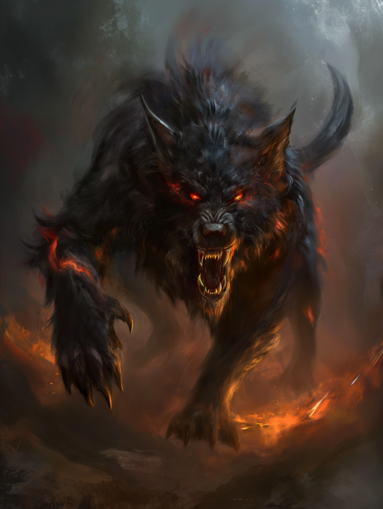 Fiendish Dire wolf