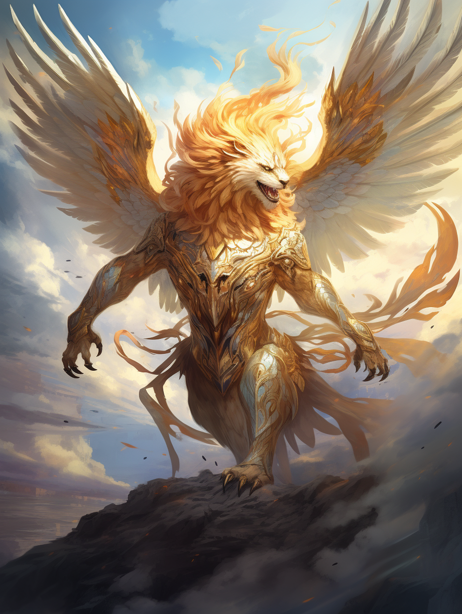 Leonal, lion-like celestial champion