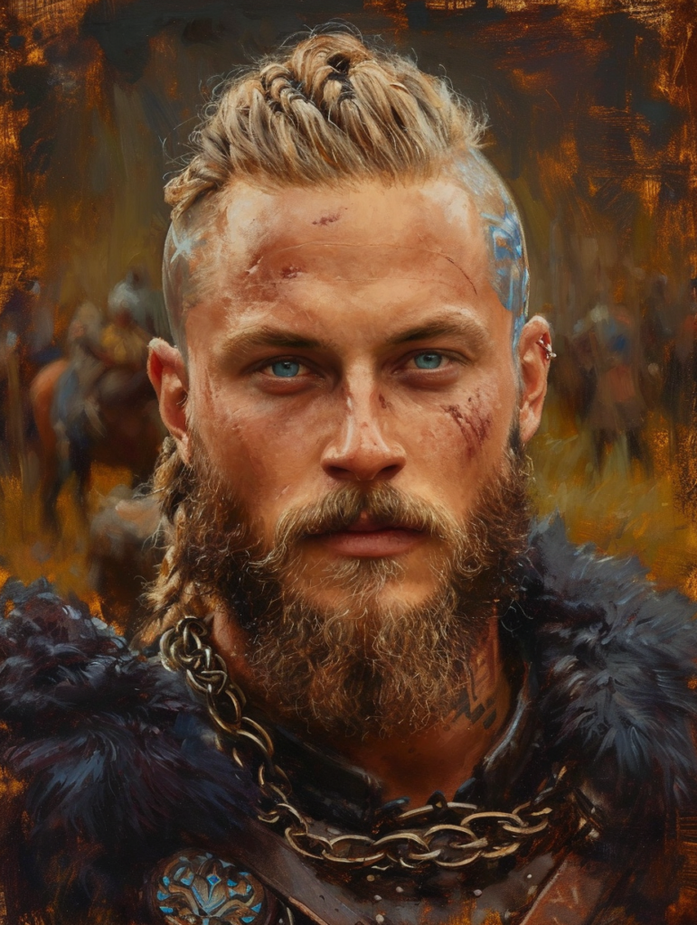 Swrlzvzn Targa Metallica King Ragnar Lothbrok: Cartello Vintage 20x30 Cm Per Bar, Garage E Casa