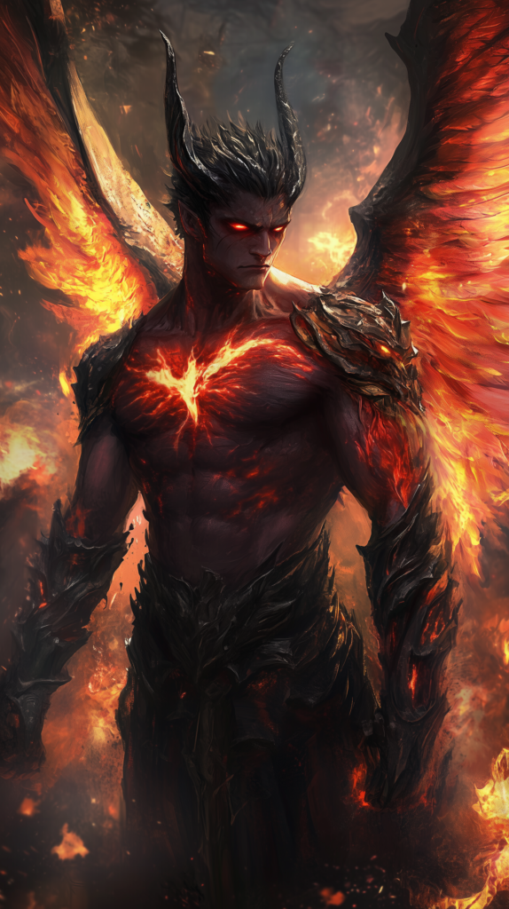 Devil, Eblis Arch-Devil of Fire (Iblis, Druaga, Ahriman)