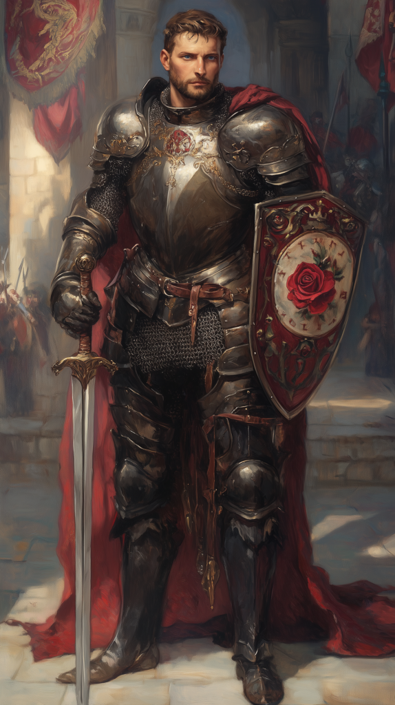 Sir Cador, Knight of the Crimson Rose