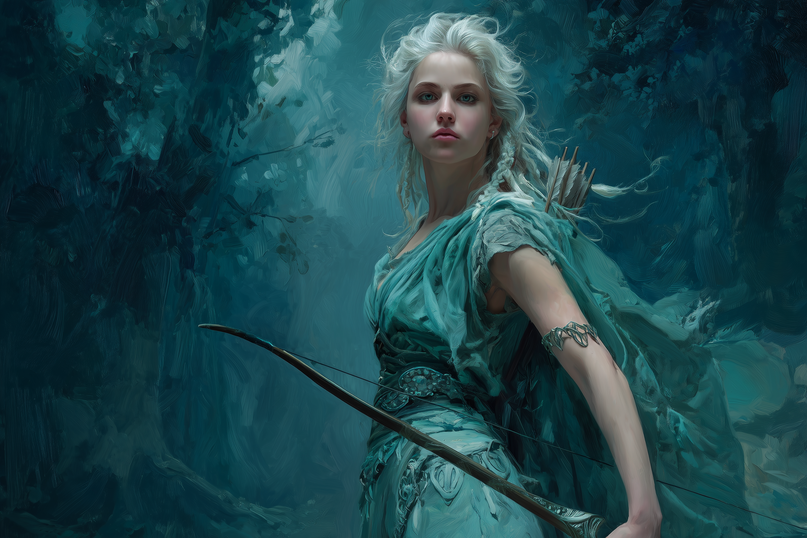 Artemis, Goddess of the Hunt and Moon