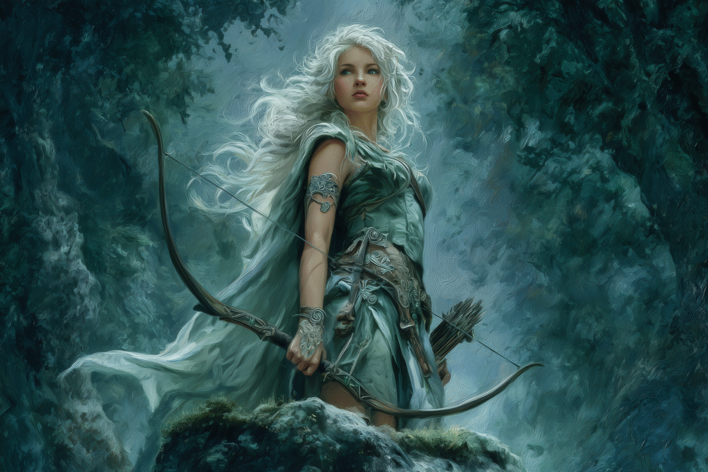 Artemis, Goddess of the Hunt and Moon