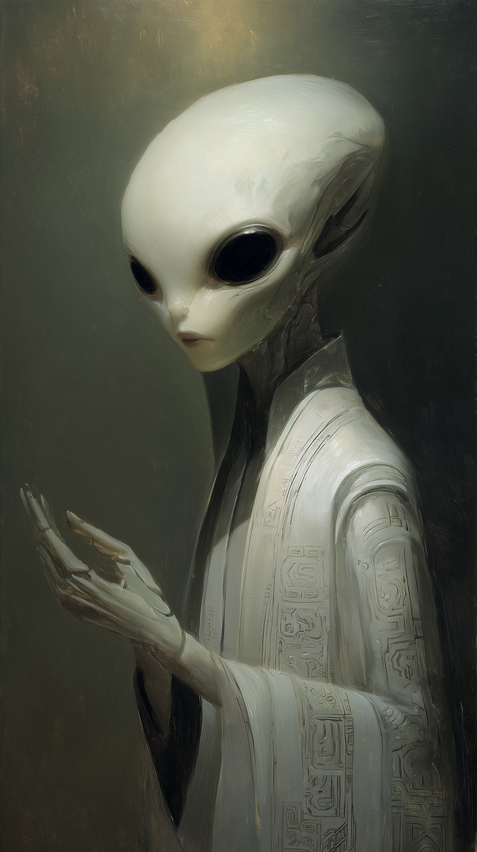 Fraal (Gray, The Visitors), the Mindweavers of the Void
