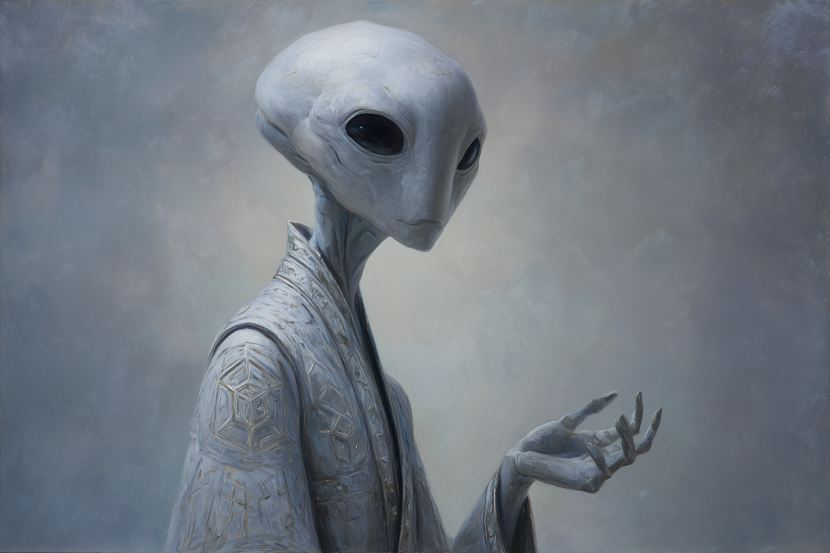 Fraal (Gray, The Visitors), the Mindweavers of the Void