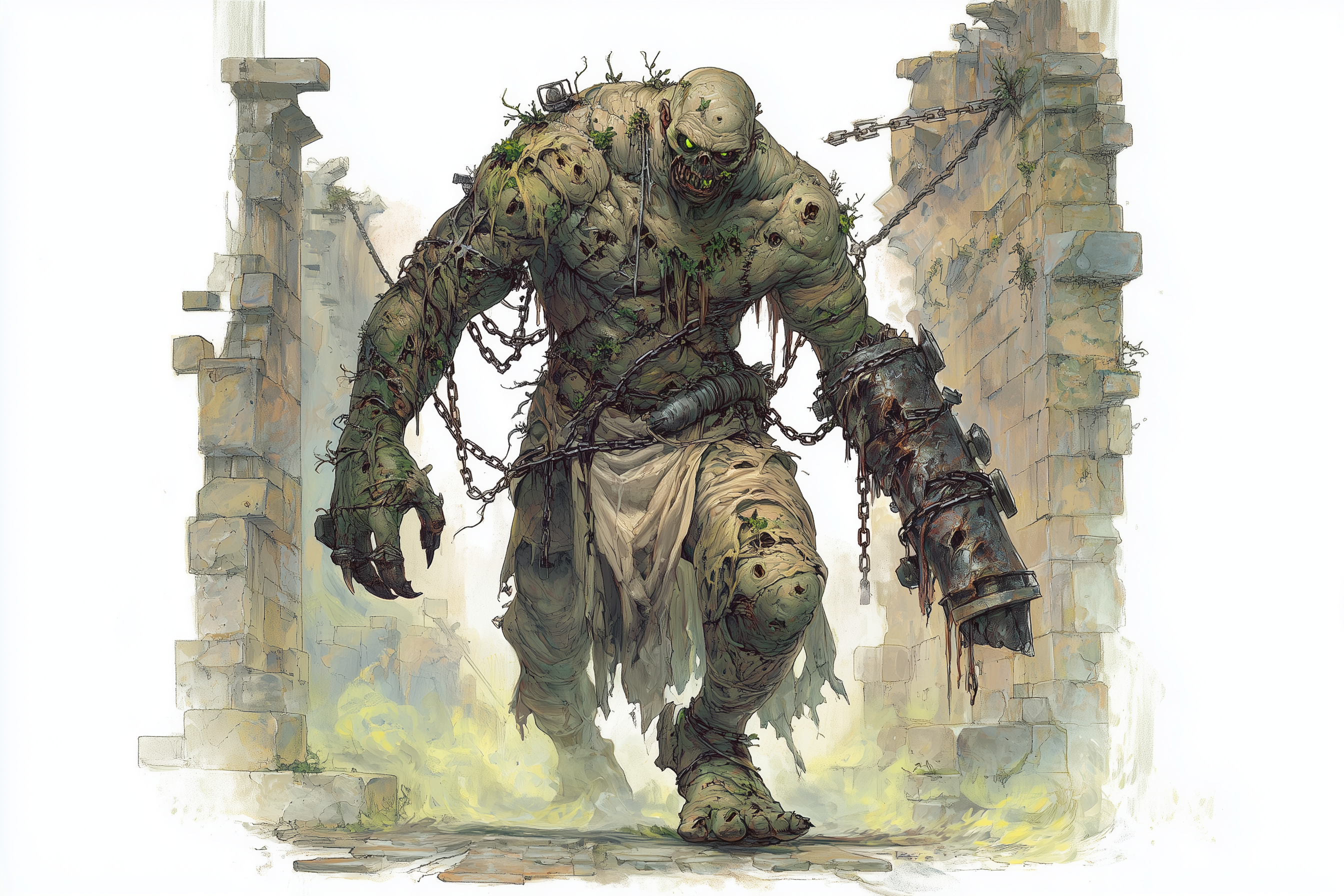 Plague Warped Flesh Golem, the Surgeon’s Shame