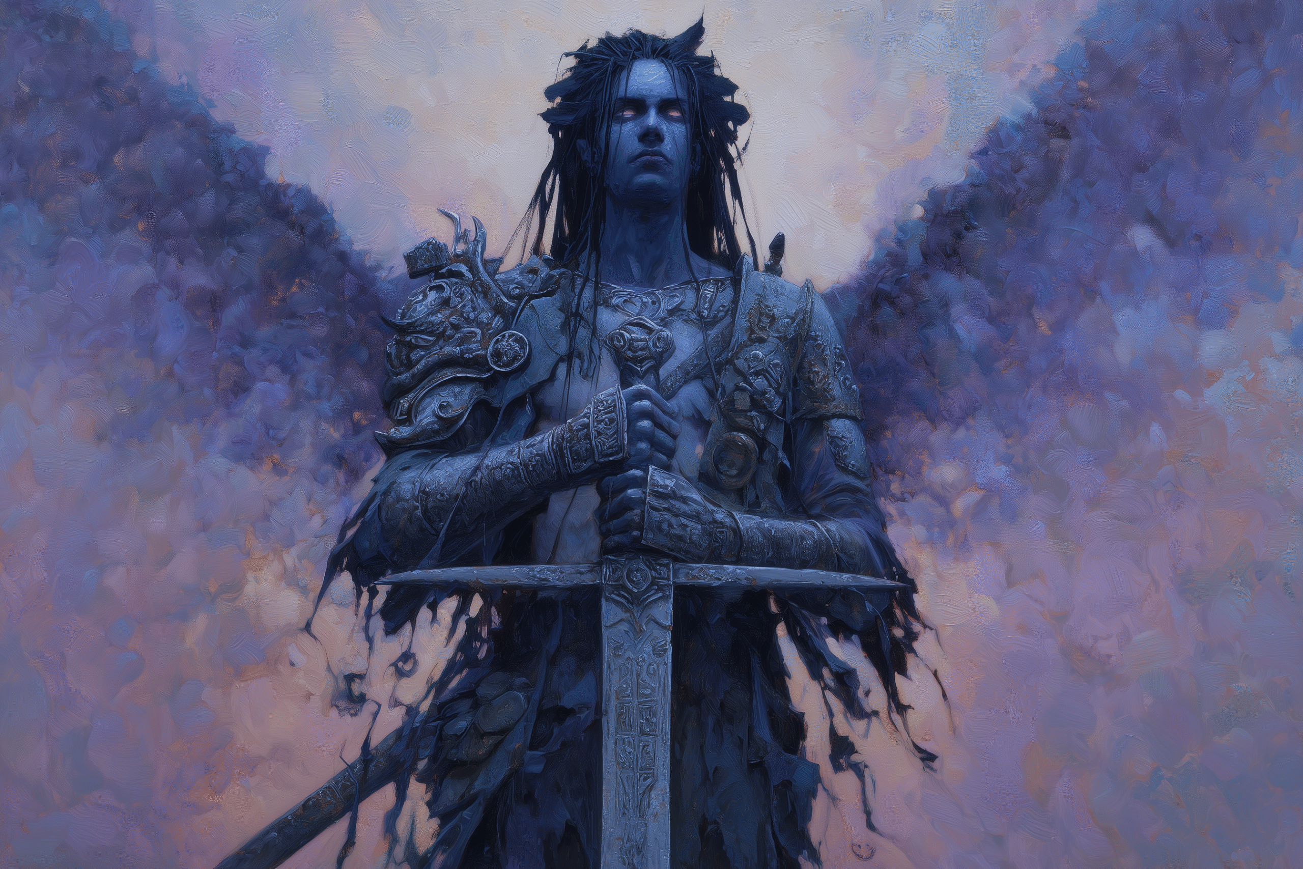 Aasimar carrying celestial ancestry and planar influence
