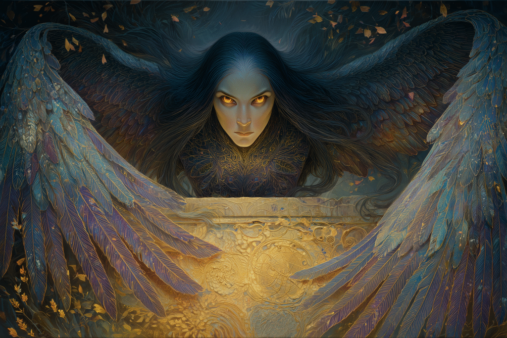 Alkonost, Amber-Eyed Songbringer