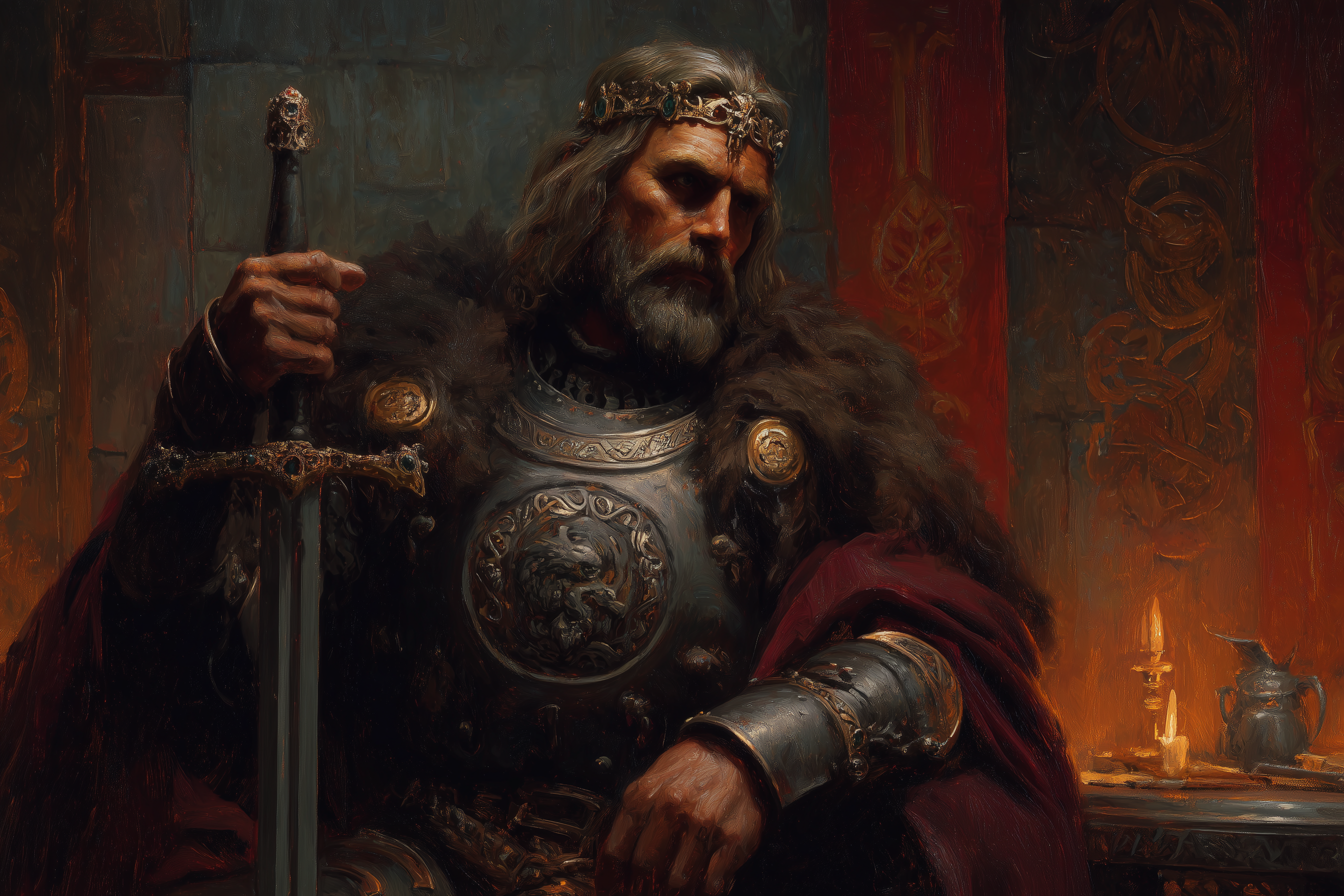 King Urien of Gore, The Radiant Lion of the North