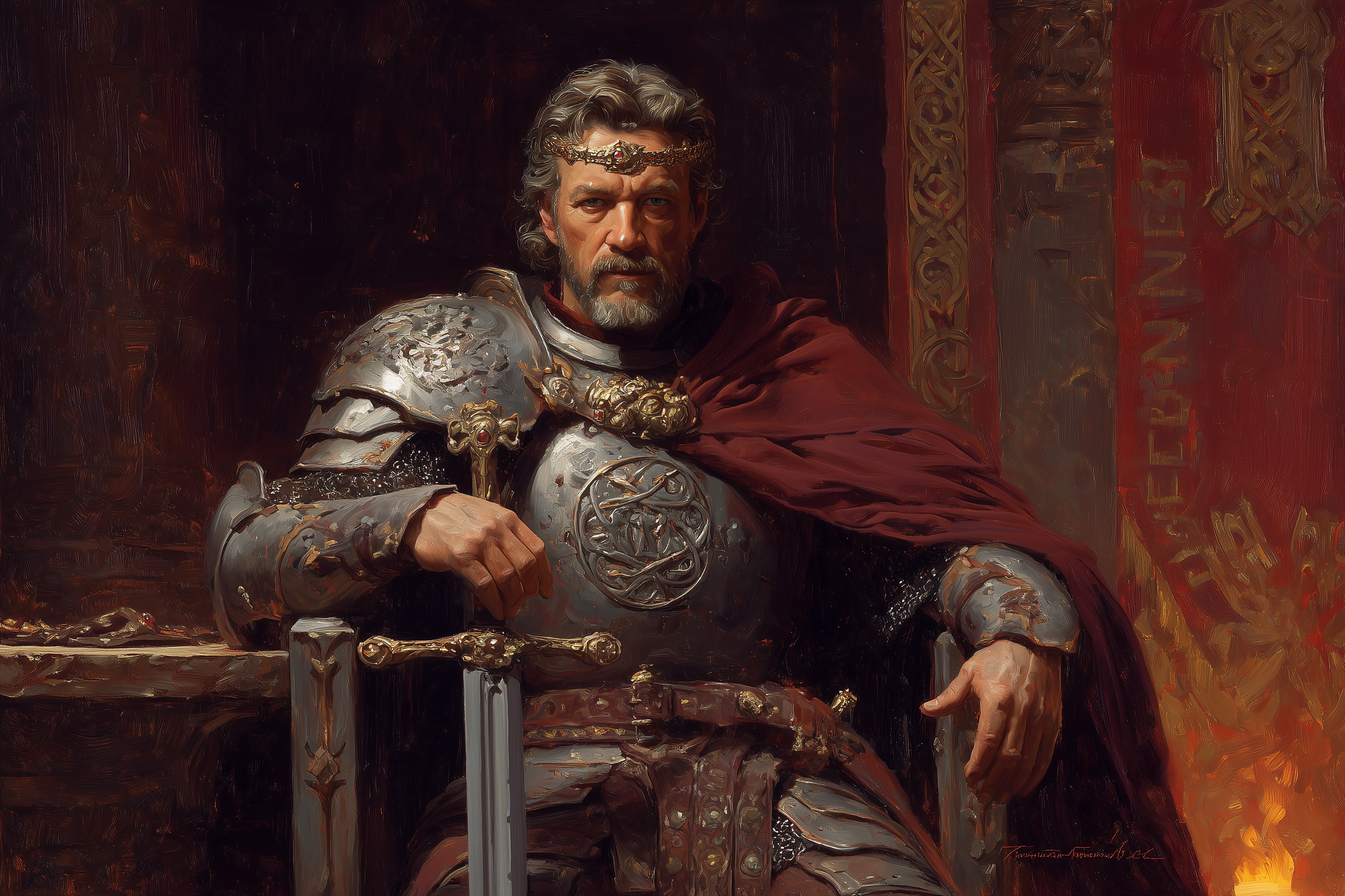 King Urien of Gore, The Radiant Lion of the North