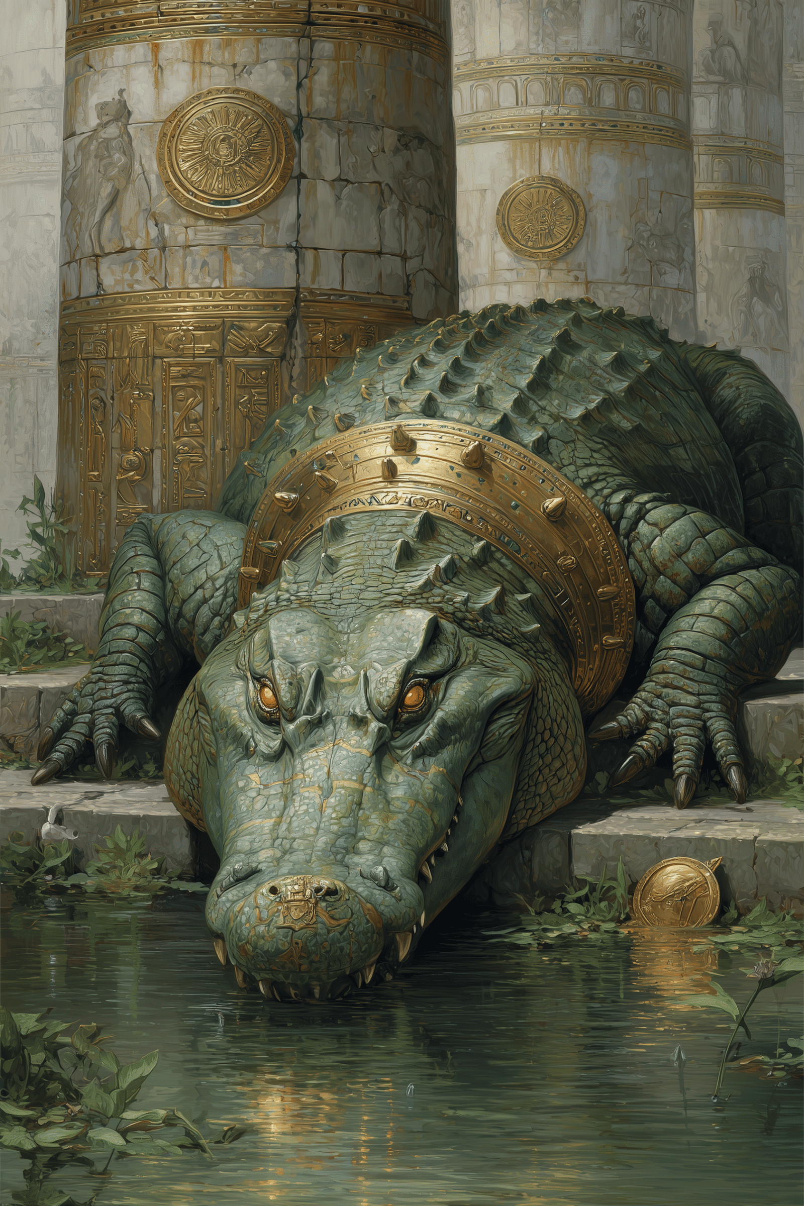 Petsuchos, sacred crocodilian guardian