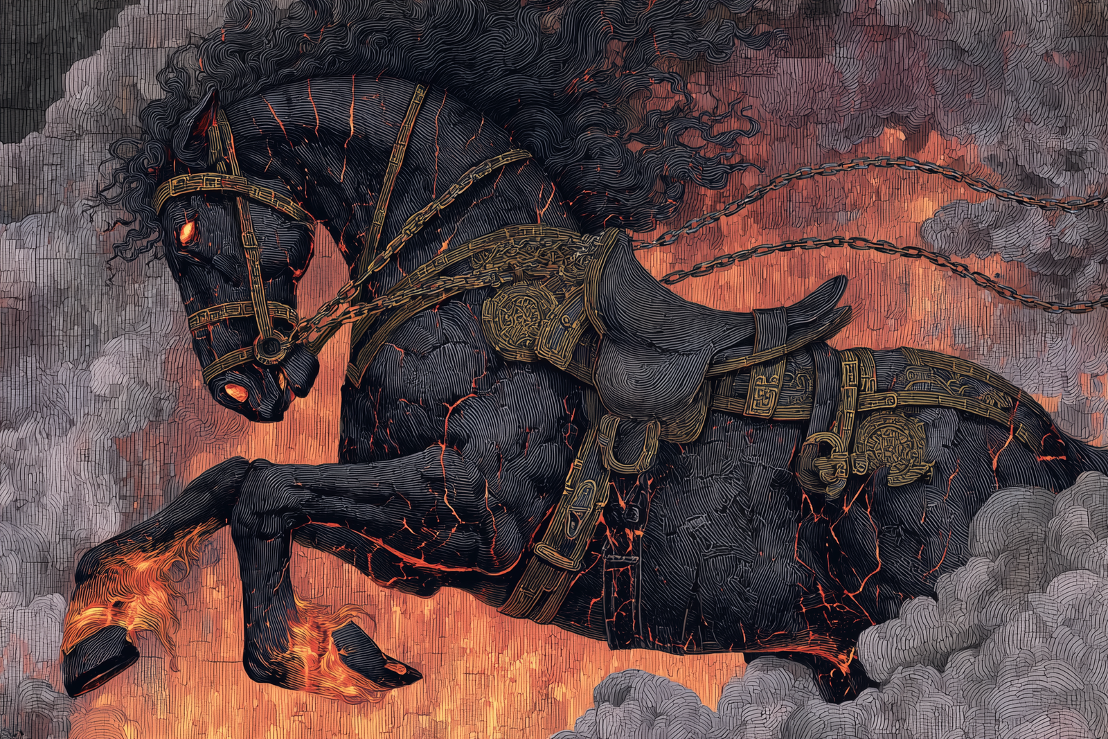 Nightmare, Cauchemar, Hell-Steed of Shattered Realms