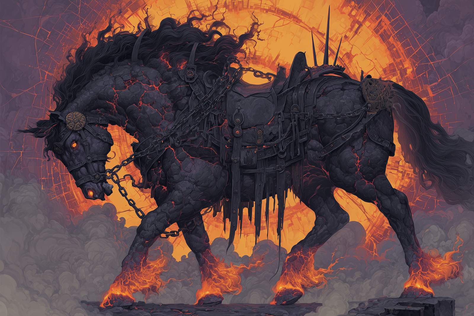 Nightmare, Cauchemar, Hell-Steed of Shattered Realms