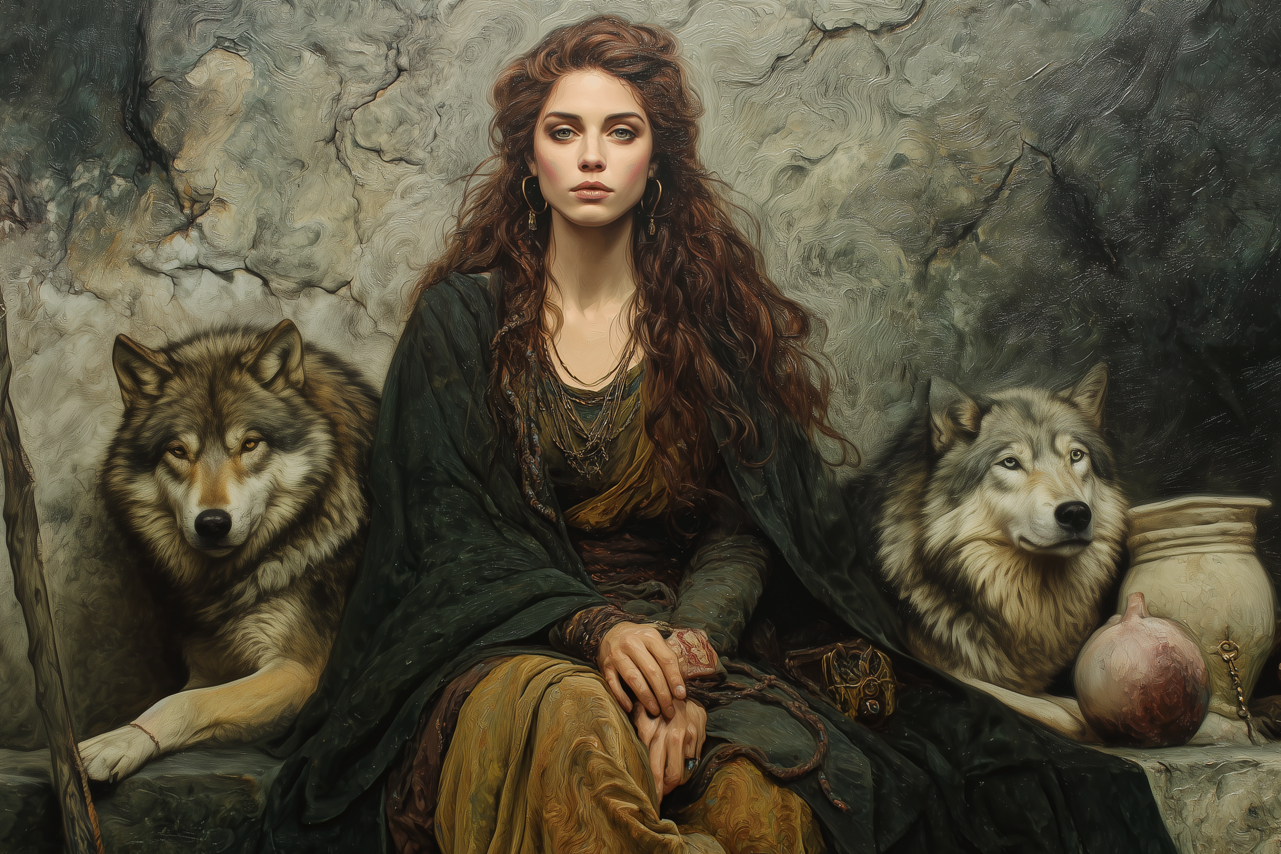 Classical Witch practising an old regional magical tradition, represented by Circe