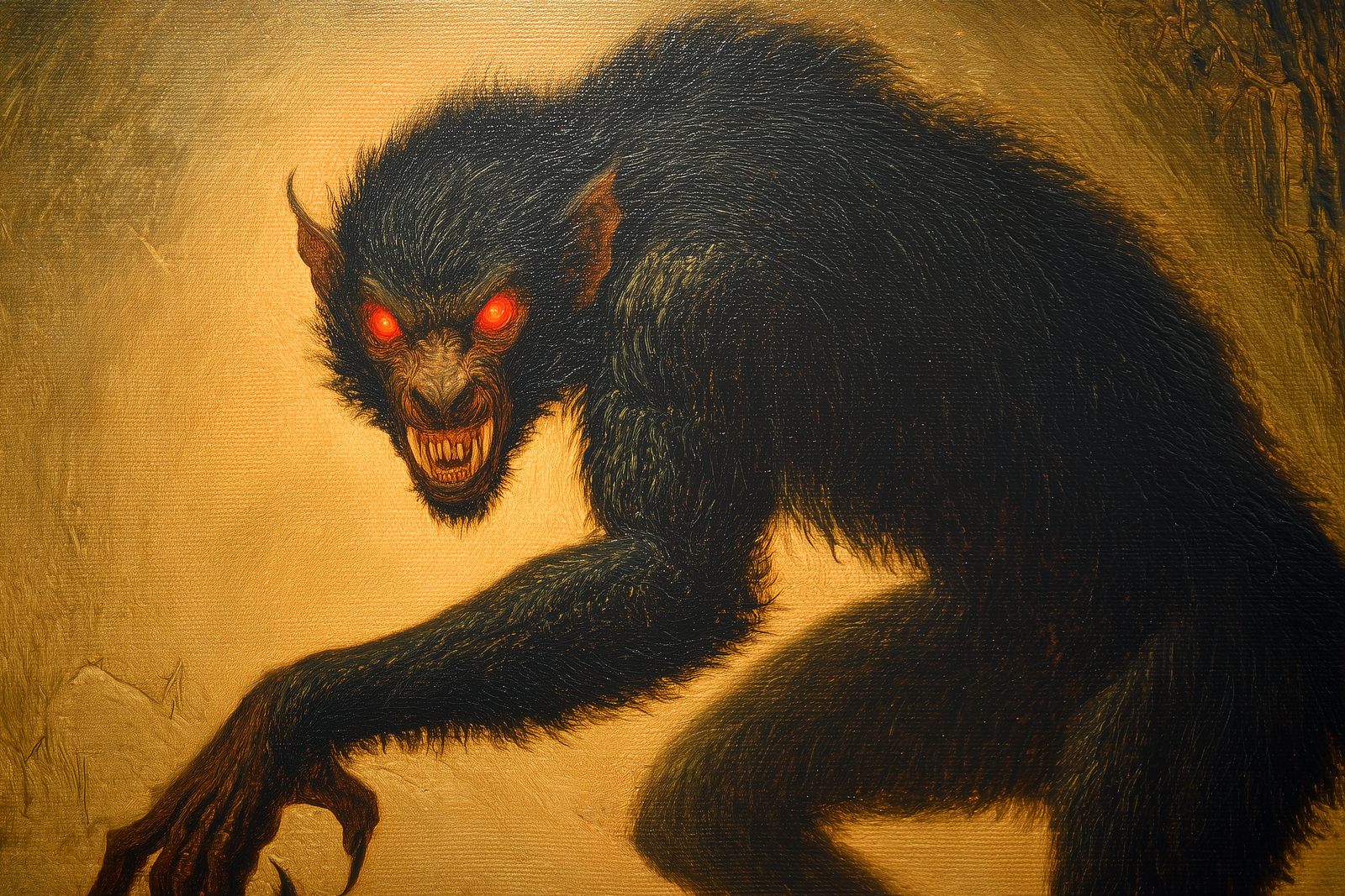 The Shadow-Leaping Devil Monkey: Savage Predator of the Dark Canopy
