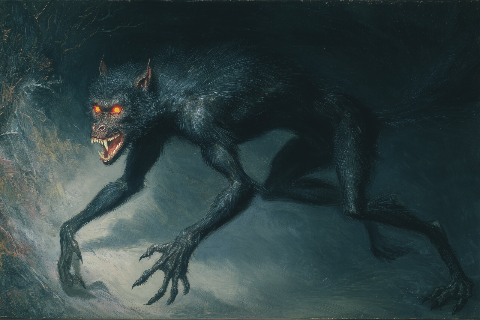 The Shadow-Leaping Devil Monkey: Savage Predator of the Dark Canopy