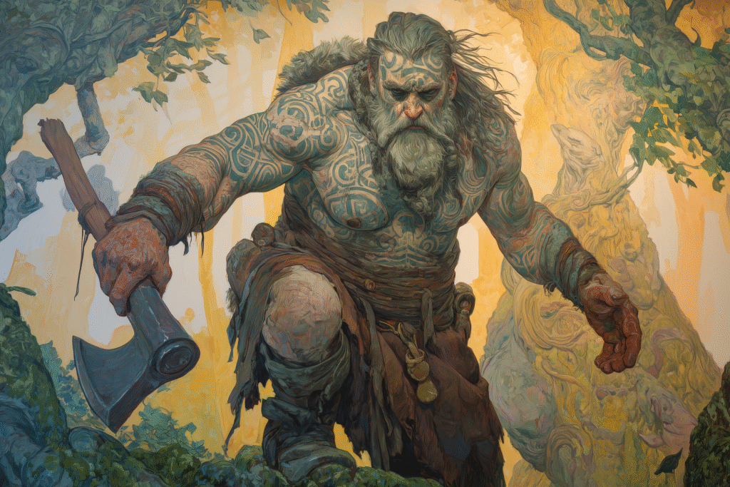 Esus, The Sacred Axe of Life and Death: Guardian of Nature’s Eternal Balance