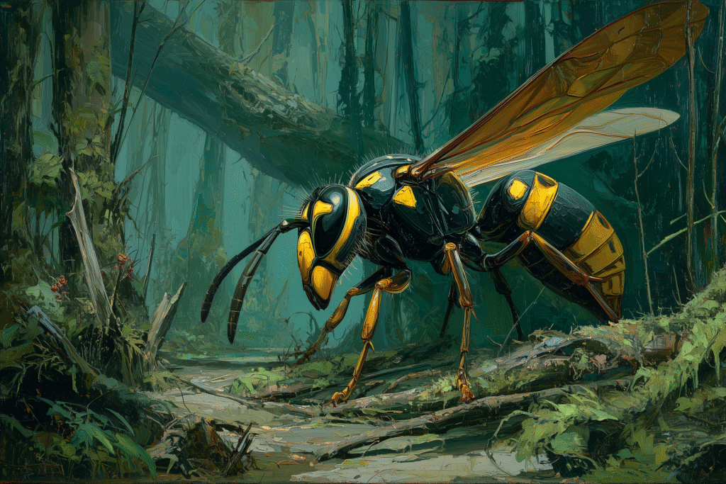 Venomwing Colossus: The Giant Wasp of Dreaded Skies