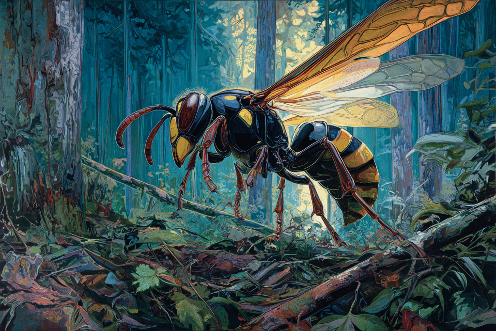 Venomwing Colossus: The Giant Wasp of Dreaded Skies