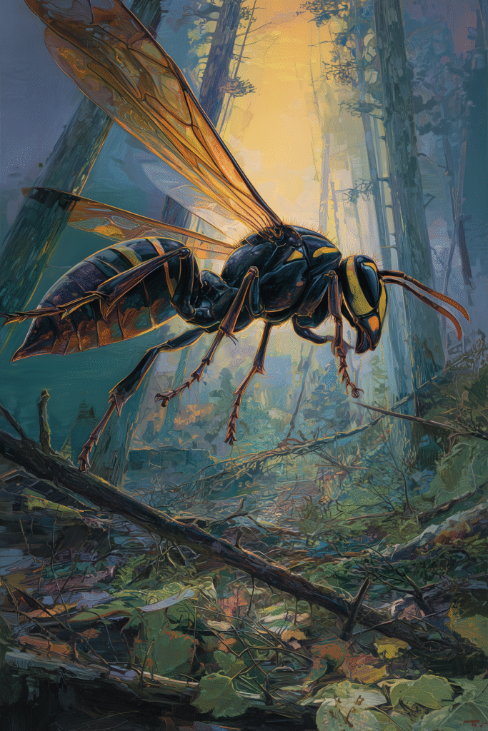 Venomwing Colossus: The Giant Wasp of Dreaded Skies