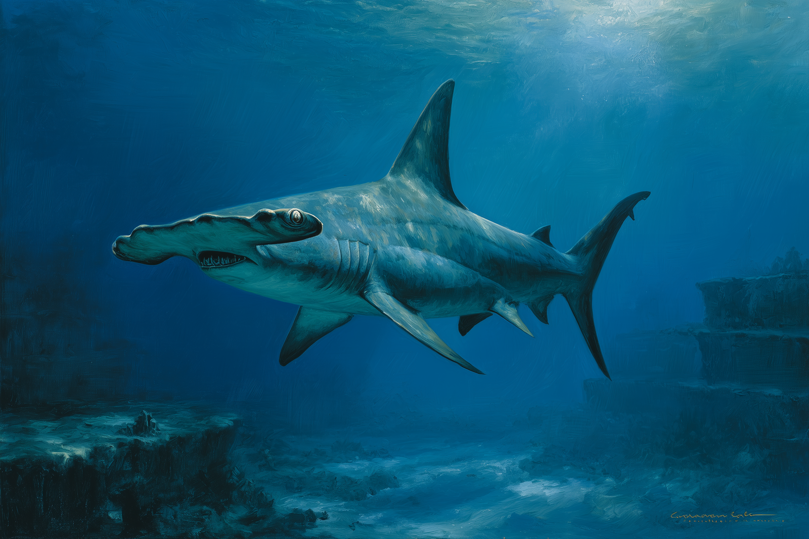 Hammerhead Shark, "The Cephalofoil Reaper"