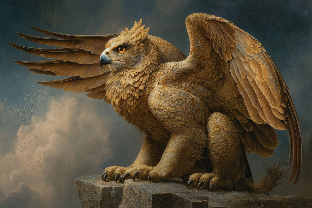 Hieracosphinx: The Riddle-Winged Sentinel of Forgotten Realms