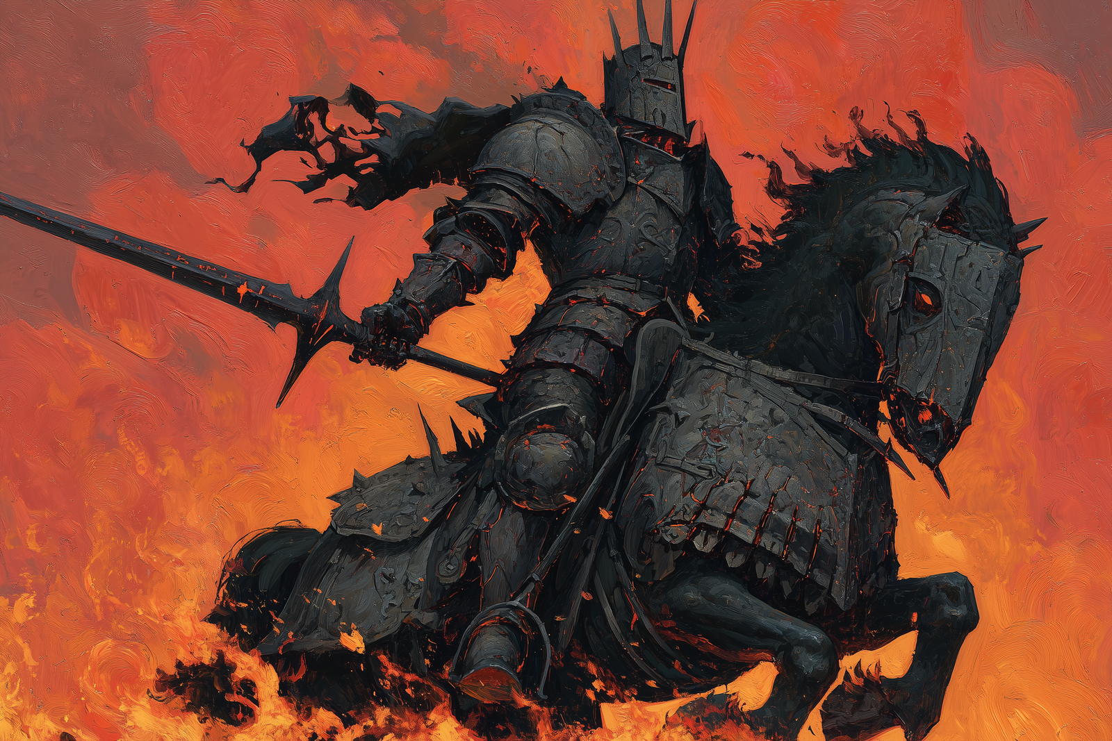 Narzugon: Hellbound Knight of Fire and Shadow