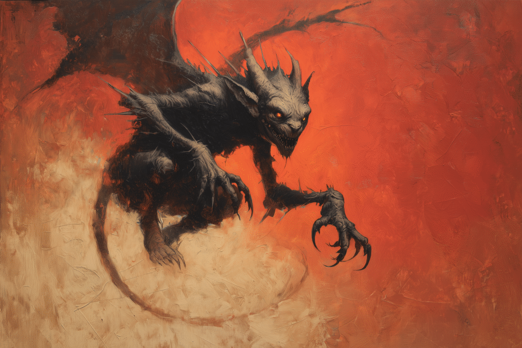 Spined Devil, (Spinagon): Infernal Harrier of the Nine Hells
