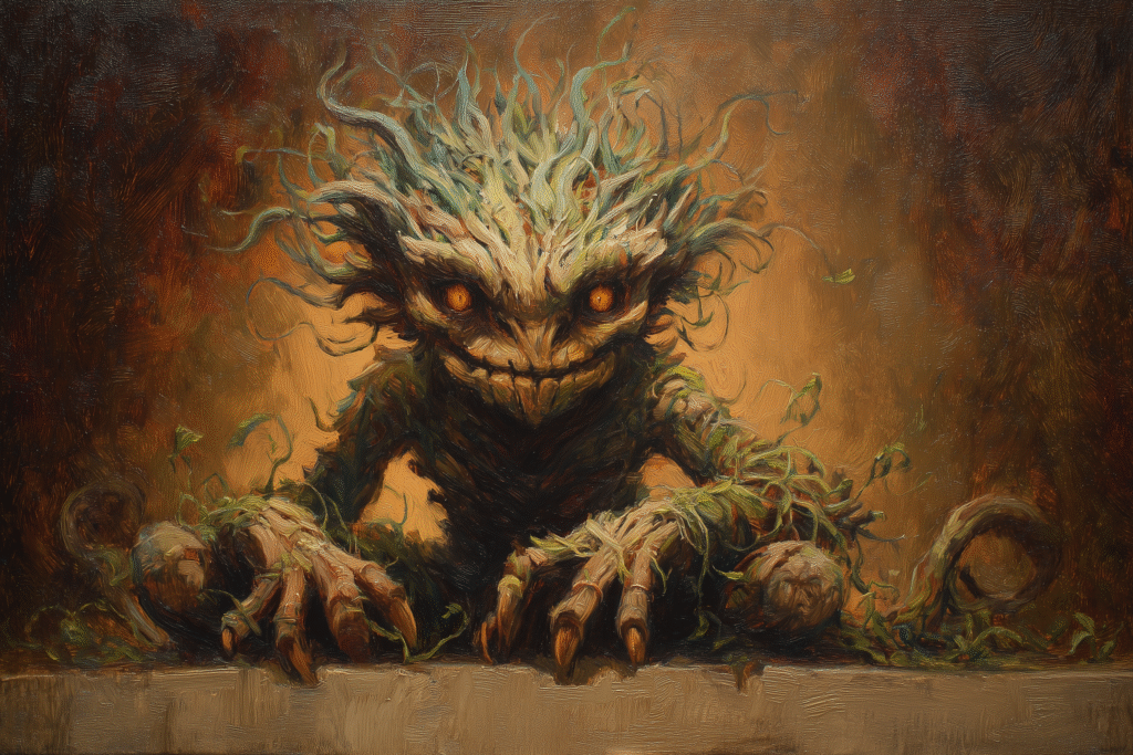 Spriggan: The Twisted Fey Guardian of Shadowed Treasures