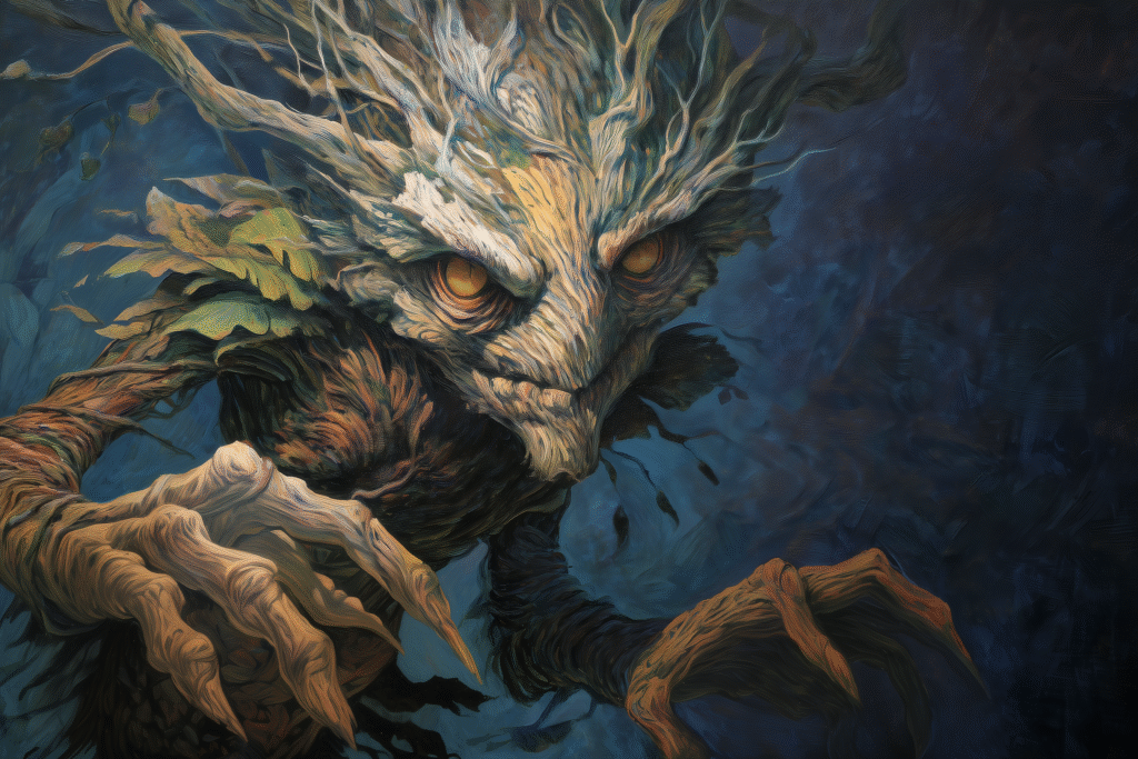 Spriggan: The Twisted Fey Guardian of Shadowed Treasures