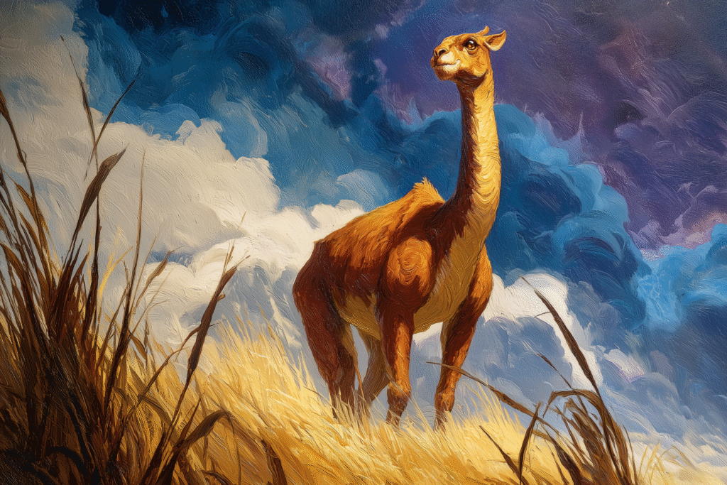 Aepycamelus: The Majestic Long-Necked Sentinel of the Ancient Plains