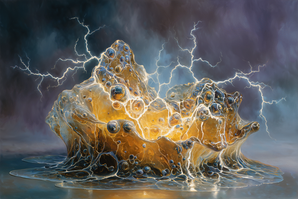 Capacitor Ooze: The Crackling Menace of Forgotten Ruins