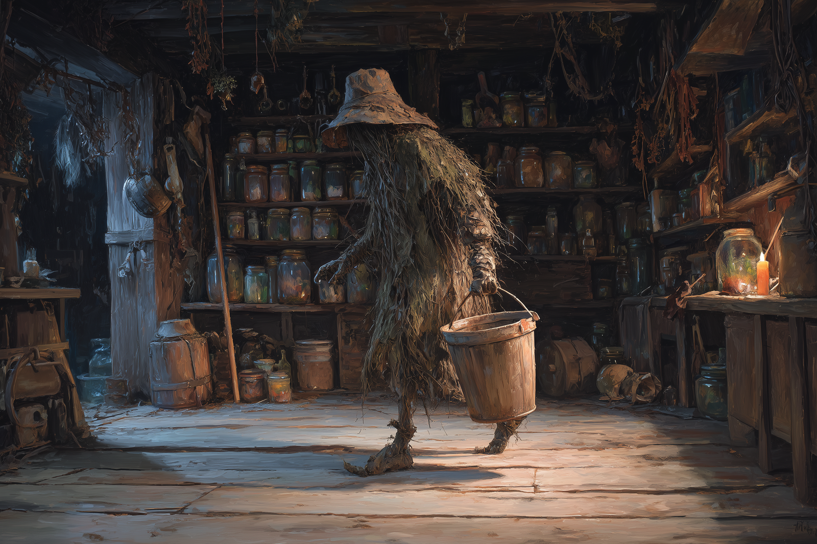 Druther: The Witch-Born Wooden Sentinel of Haunted Woods