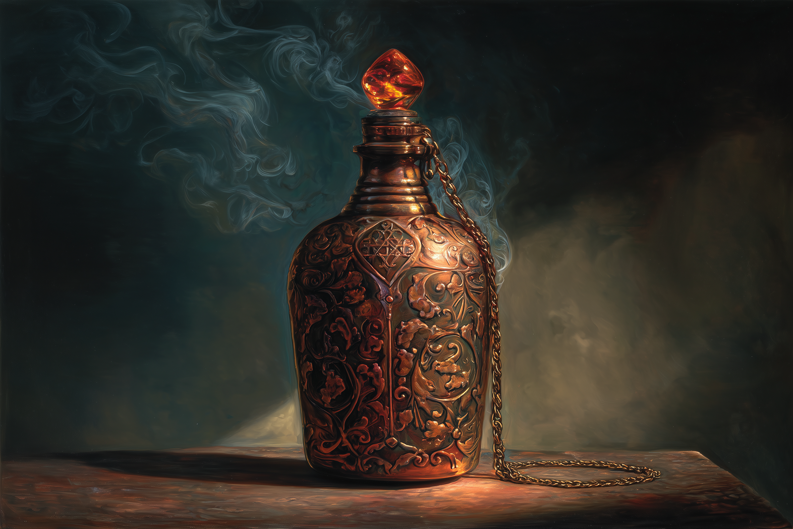 Efreeti Bottle: The Brass Flask of Fiery Genies and Wishbound Peril