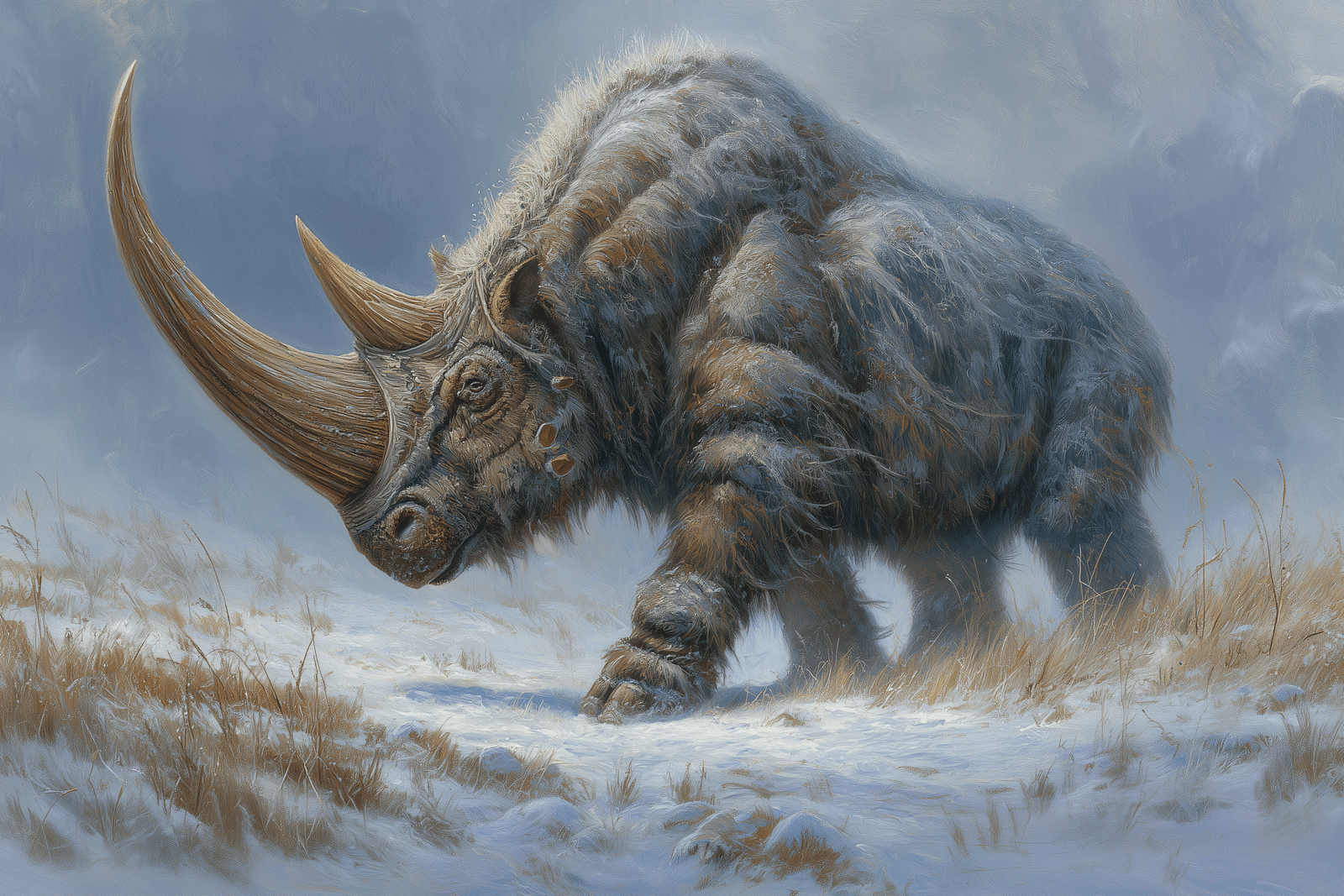 Elasmotherium: The Frostbound Behemoth of Prehistoric Plains