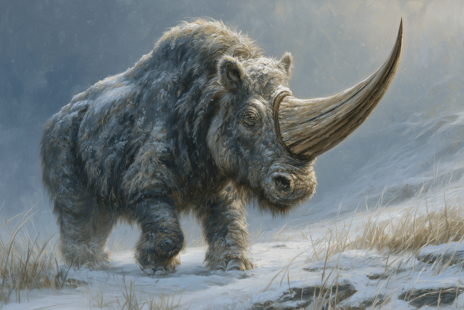 Elasmotherium: The Frostbound Behemoth of Prehistoric Plains