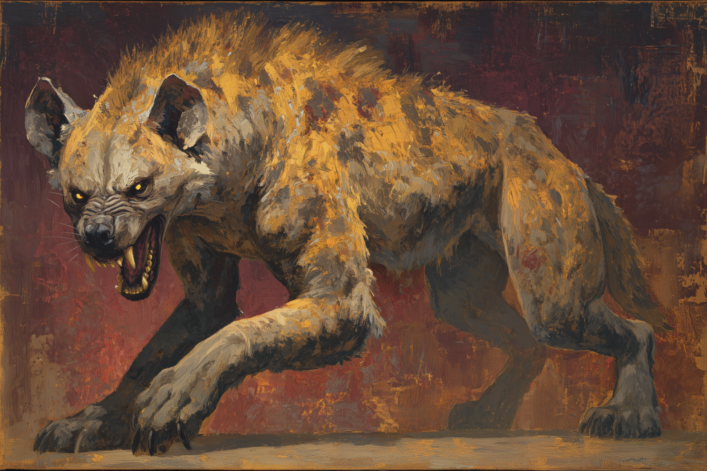 Savage Laughter: The Relentless Hyena Predator