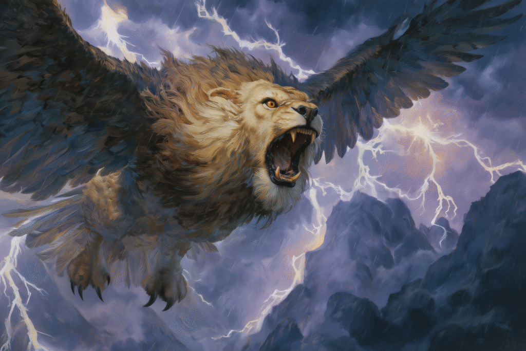 Anzu: The Storm-Lion of the Skies – Divine Tempest and Legendary Predator