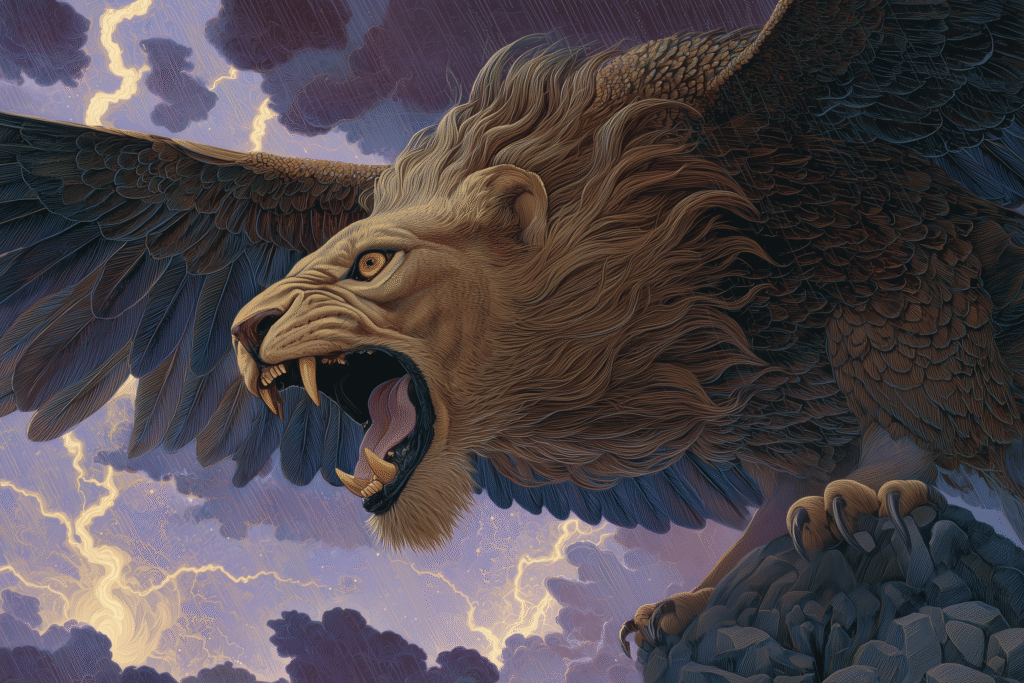 Anzu: The Storm-Lion of the Skies – Divine Tempest and Legendary Predator