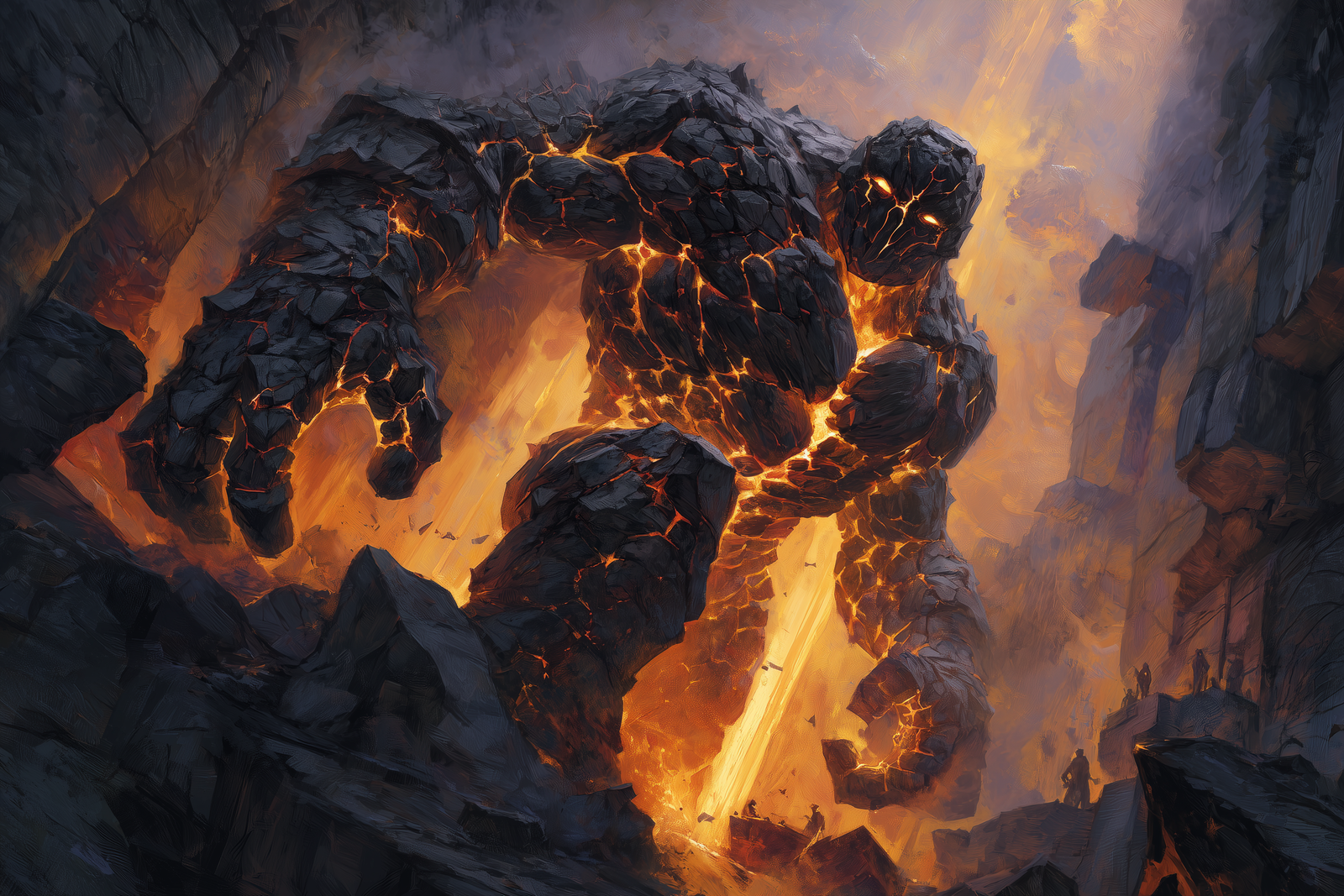 Chthonian Titan: The Colossal Earth-Shaper of Fire and Stone